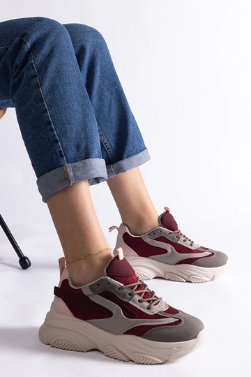 Sneakers da donna bordeaux...