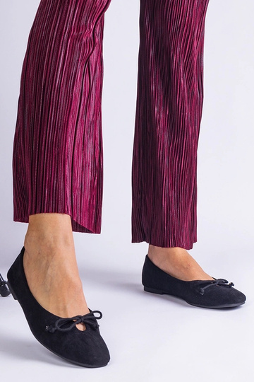 Ballerine nere con fiocco decorativo Pollinos 2