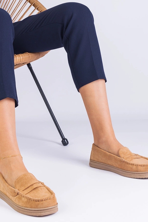 Ballet shoes femminili marroni in...