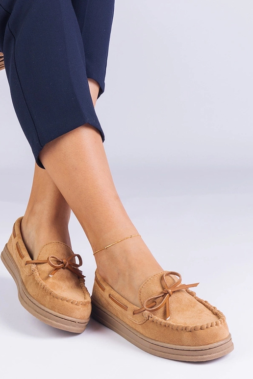 Ballet shoes femminili marroni in...