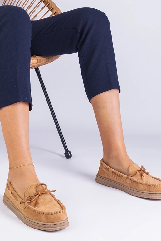 Ballet shoes femminili marroni in...