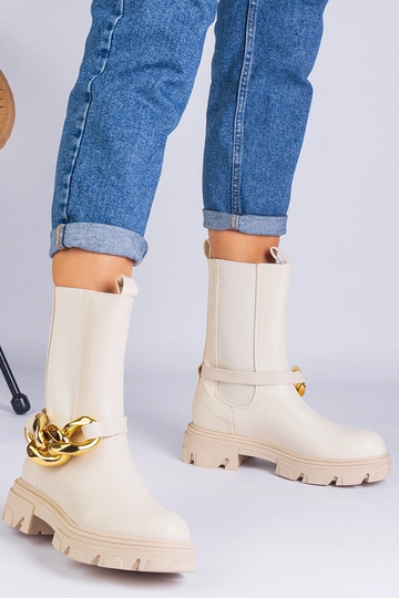 Stivaletti beige alla... 2