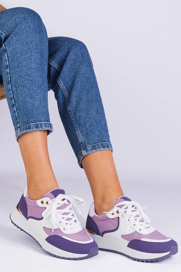 Sneakers da donna viola con...
