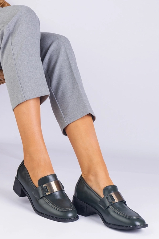 Scarpe da donna con tacco alto verdi...