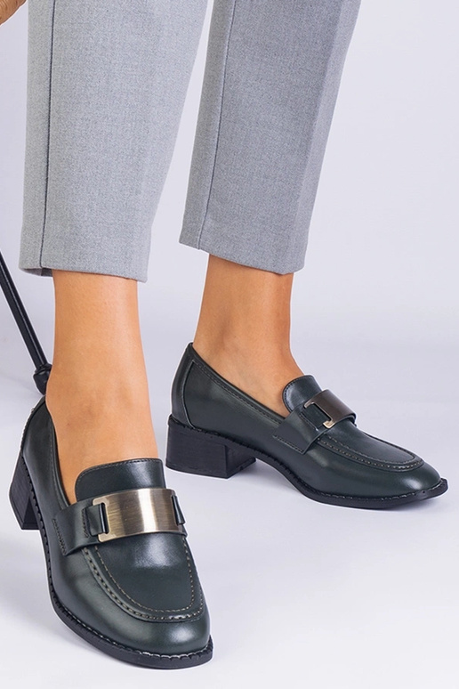 Scarpe da donna con tacco alto verdi...