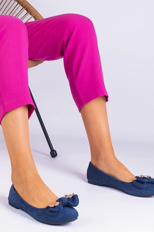 Ballerine classiche blu navy con...
