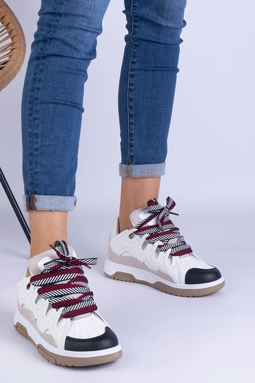 Sneakers da donna bianche con...