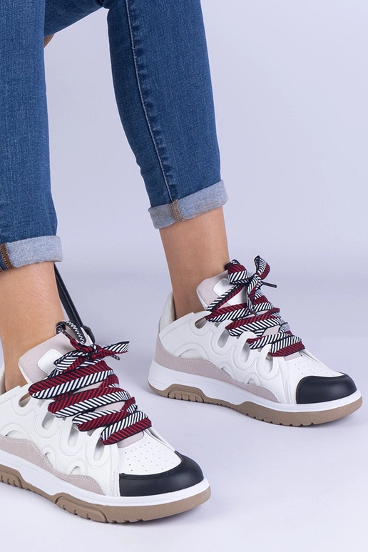 Sneakers da donna bianche con...