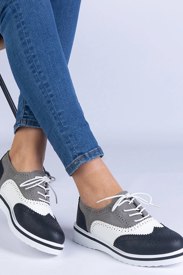 Scarpe classiche nere tipo Oxford Toddi