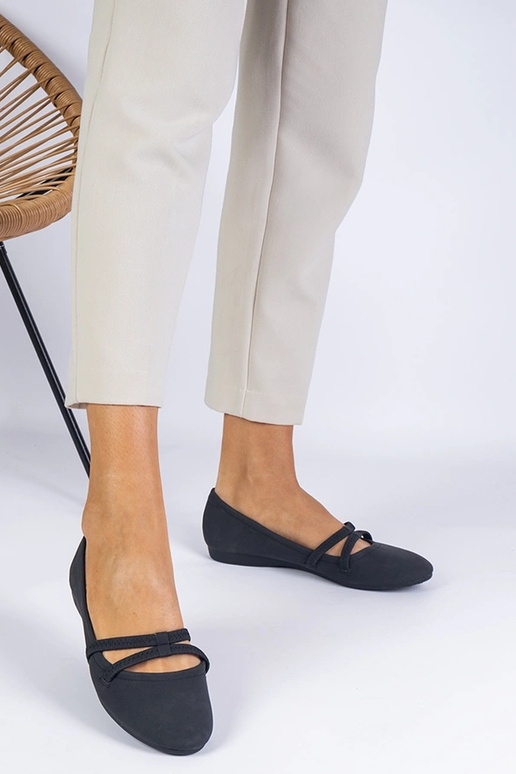 Ballerine nere da donna in ecopelle...