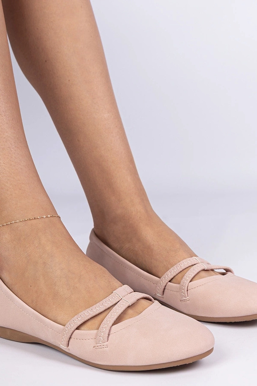 Ballerine rosa da donna in ecopelle...