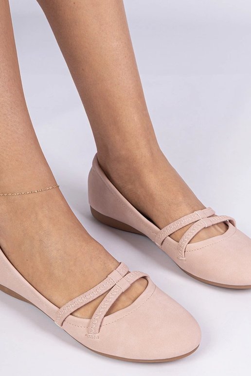 Ballerine rosa da donna in ecopelle...