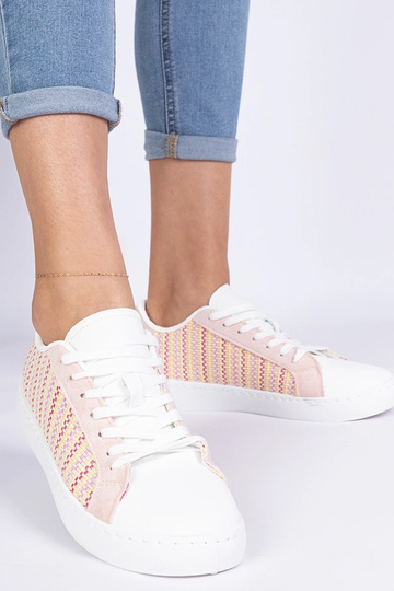 Sneakers rosa da donna in tessuto Bellisio