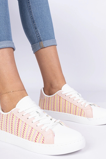 Sneakers rosa da donna in tessuto Bellisio 2