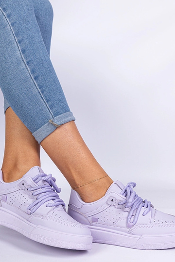 Sneakers sportive da donna viola in ecopelle Asphodel