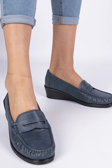 Mokasini blu da donna con...