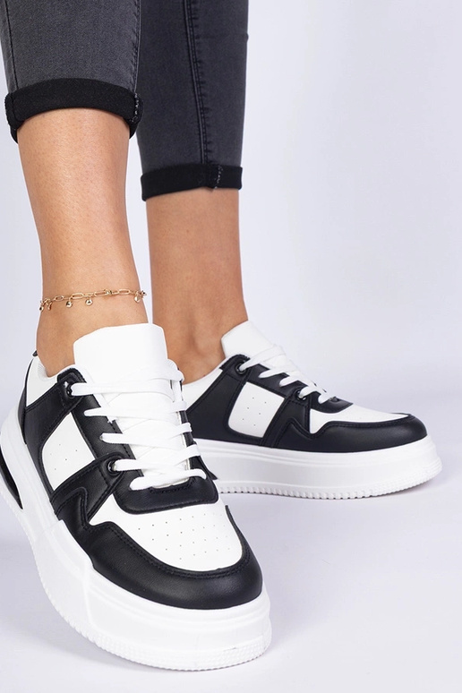 Sneakers bicolori da donna (nero e...