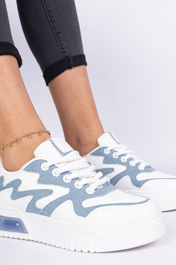 Sneakers blu da donna con...