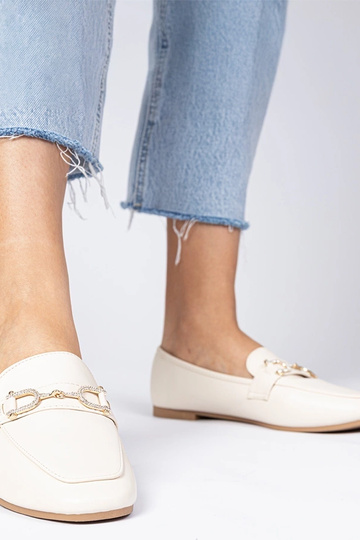 Mokasini eleganti beige con... 2