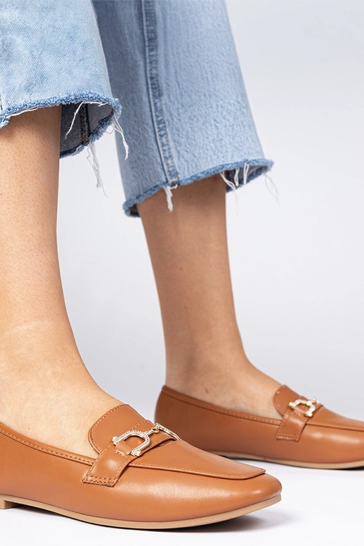 Mokasini eleganti marroni con...