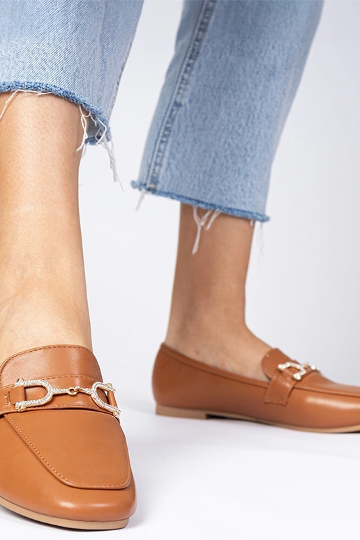 Mokasini eleganti marroni con...