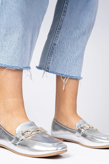 Mokasini eleganti argentati...