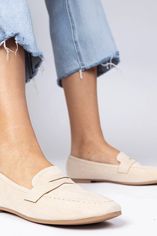 Mokasini eleganti beige Palmarina