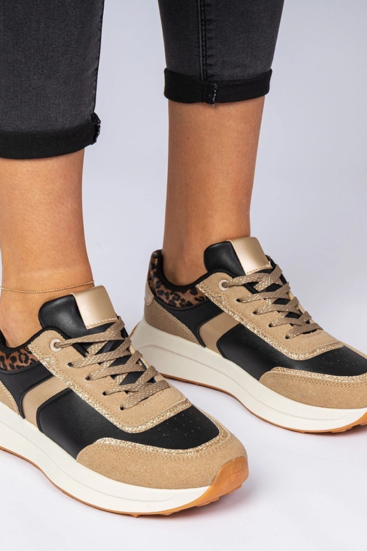 Sneakers donne nere con paillettes e...