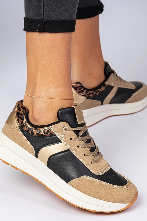 Sneakers donne nere con paillettes e...