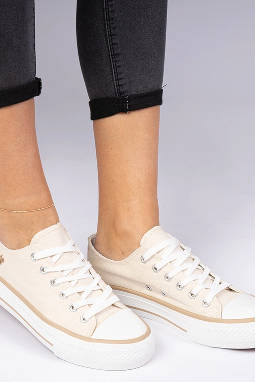 Scarpe da ginnastica classiche beige...