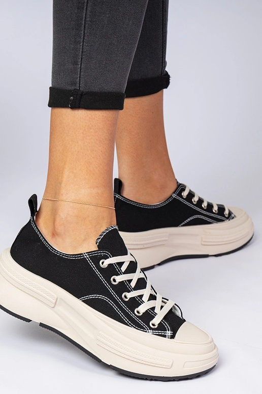 Scarpe da ginnastica nere da donna in...