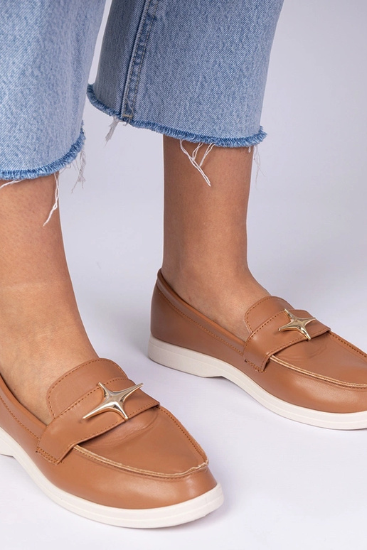 Mokasyny da donna marroni con...