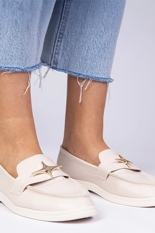 Mokasyny da donna beige con...