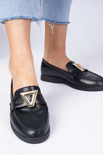 Mokasyny da donna neri con decorazione elegante Viletta 2
