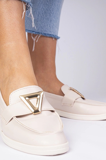 Mokasyny da donna beige con... 2