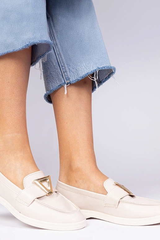 Mokasyny da donna beige con...