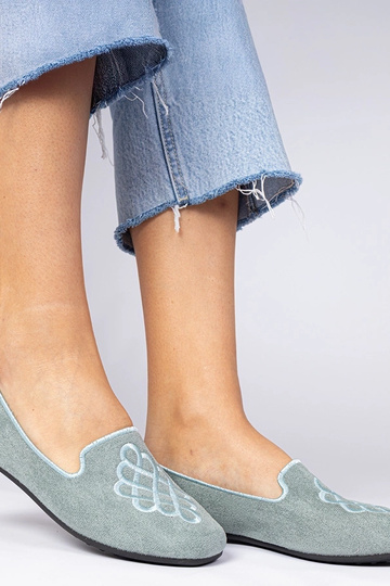 Ballerine verdi da donna in...