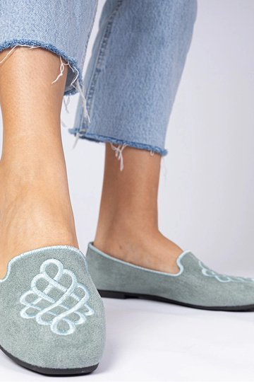 Ballerine verdi da donna in... 2