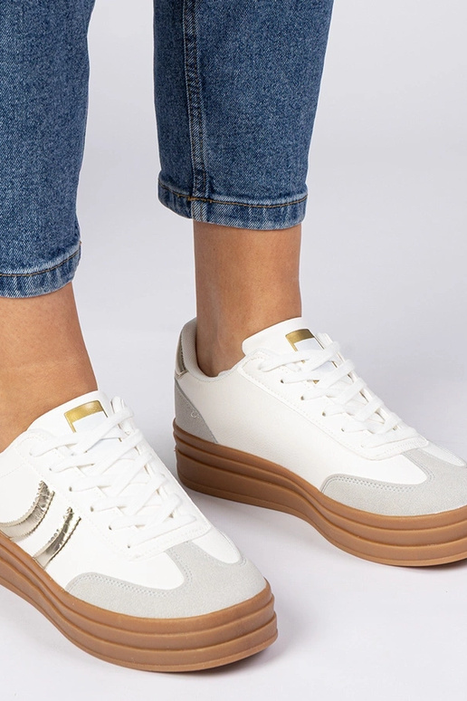 Sneakers da donna sportive bianche...