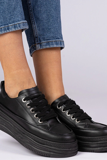 Trampki nere femminili nere... 2