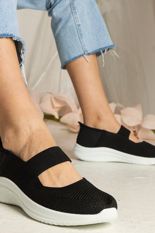 Scarpe da tennis nere con suola...