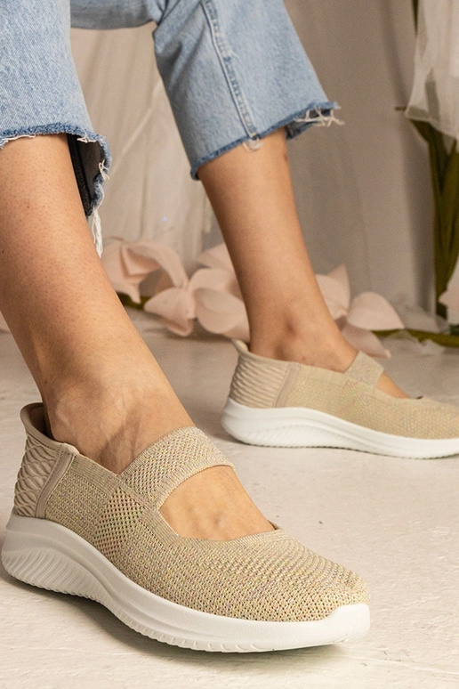 Scarpe da tennis beige con suola...