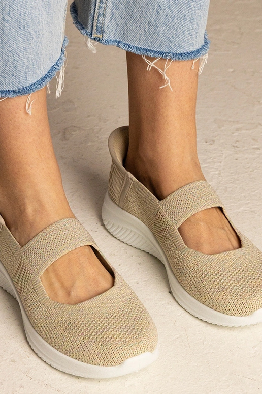 Scarpe da tennis beige con suola...