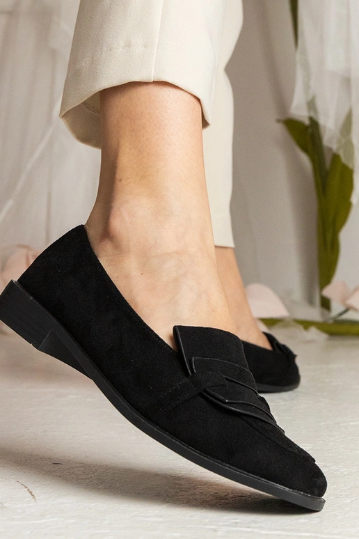 Mocassini classici neri da donna in...