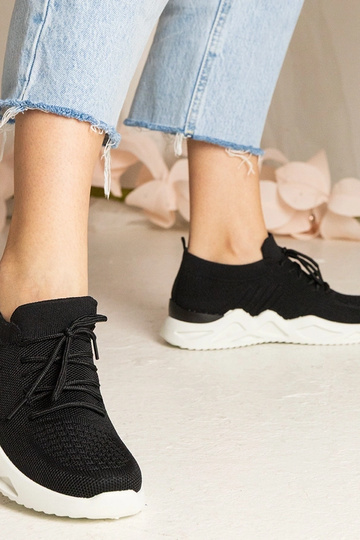 Sneakers nere con gambale a... 2