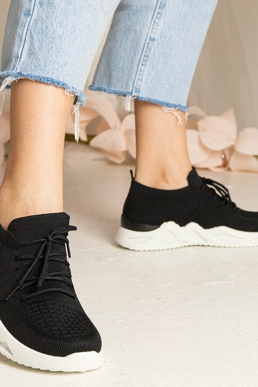 Sneakers nere con gambale a calza Miyana