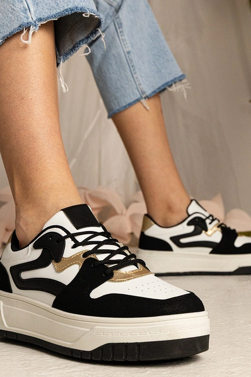 Sneakers neri donna sportive Seisha