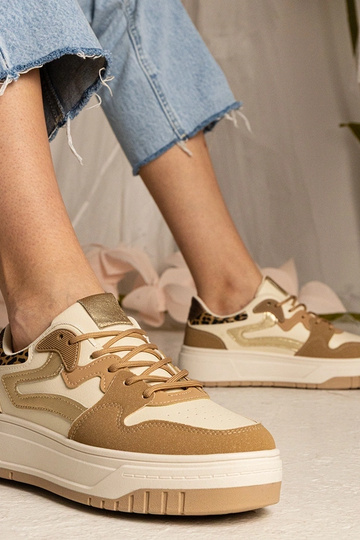 Sneakers beige donna sportive Seisha 2