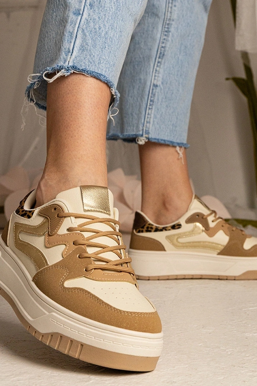 Sneakers beige donna sportive Seisha