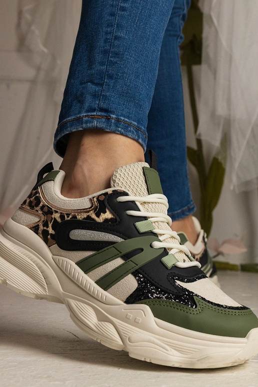 Sneakers verdi donna sportive con...